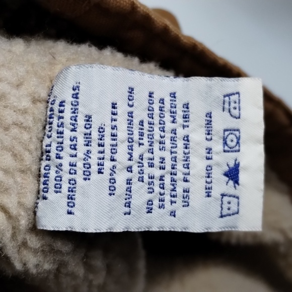 Dickies sherpa lined hooded jacket XL canvas duck workwear - Picture 11 of 11